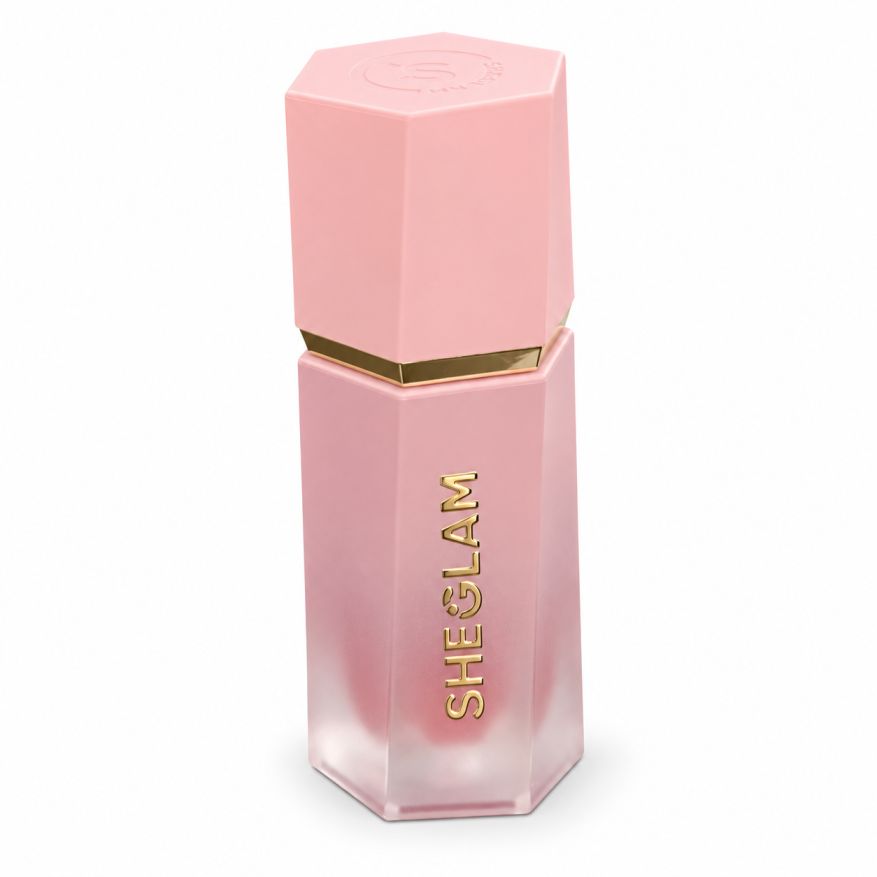 SHEGLAM Love Cake blush on white-1 رژگونه مایع شیگلم Color Bloom رنگ لاو کیک